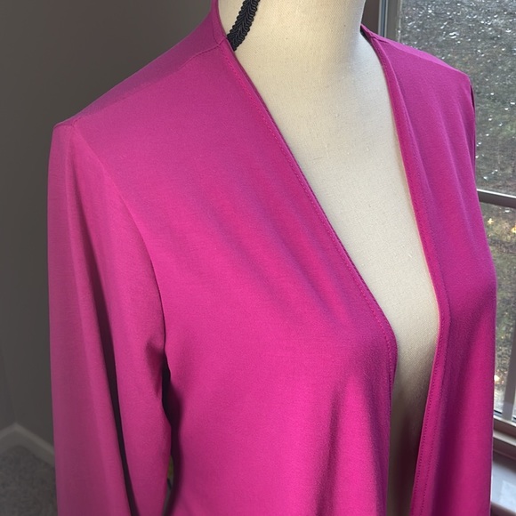 Weekenders Lightweight Open Front Cardigan/Jacket/Cover Up Pink Size S - Picture 7 of 13